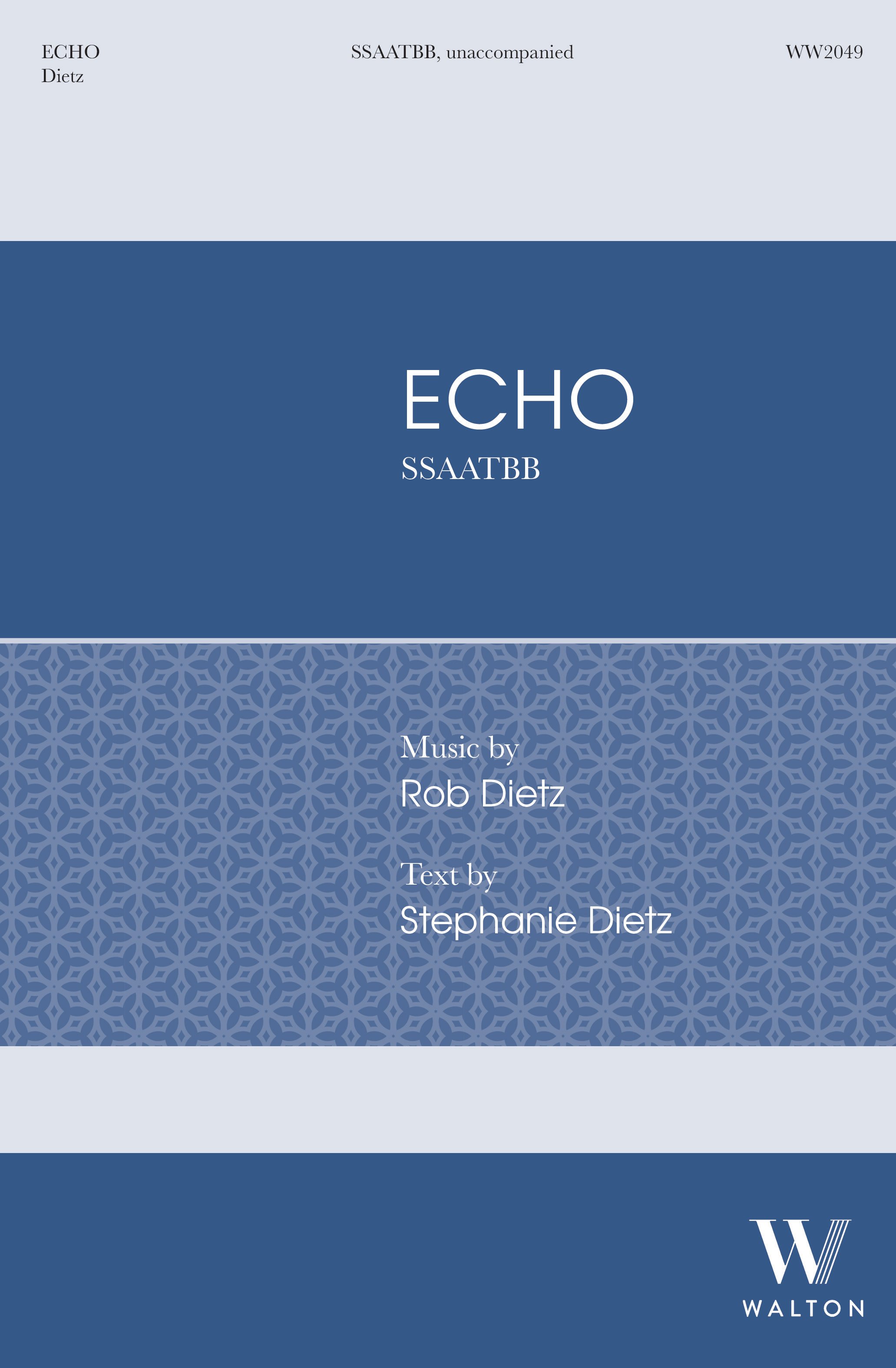 Echo community sheet music cover